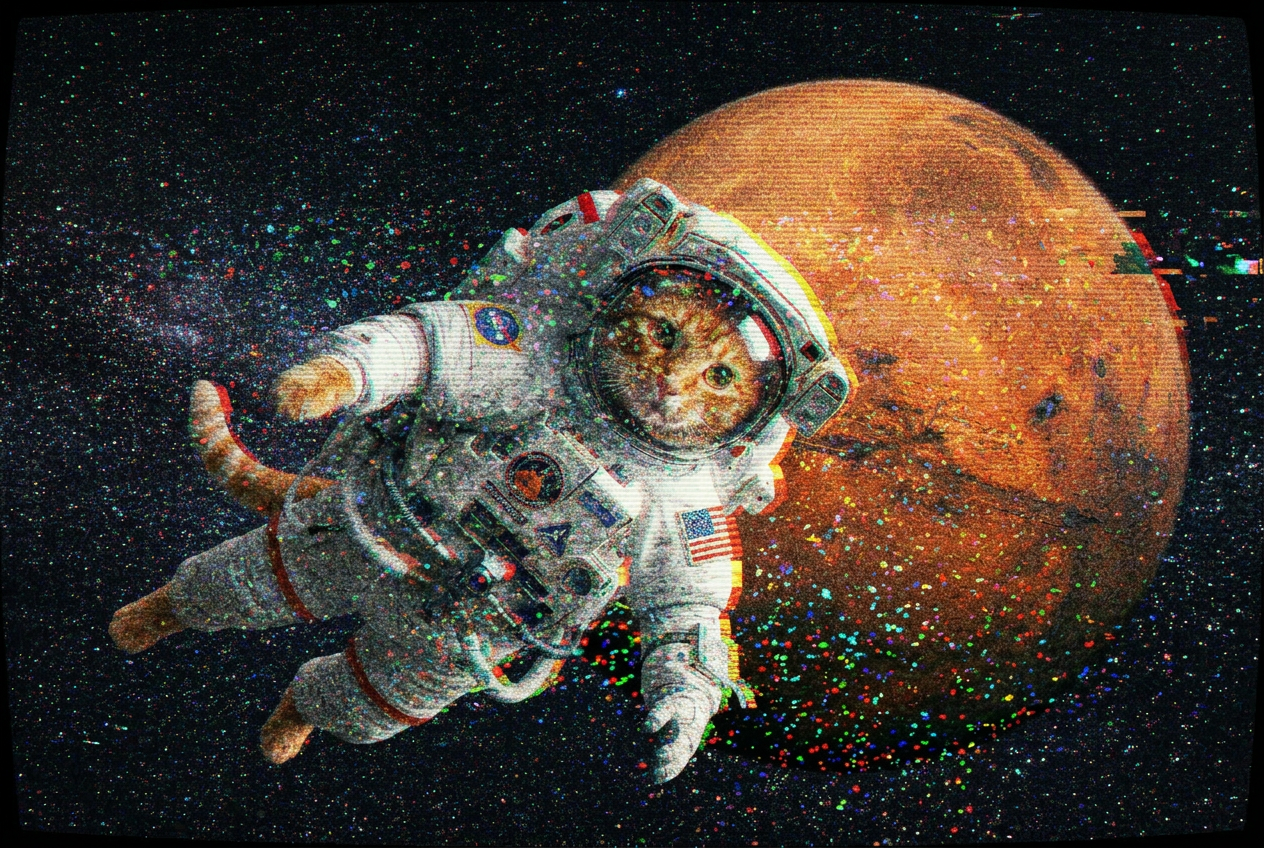 Случайный шум — то, с чего начинает нейросеть